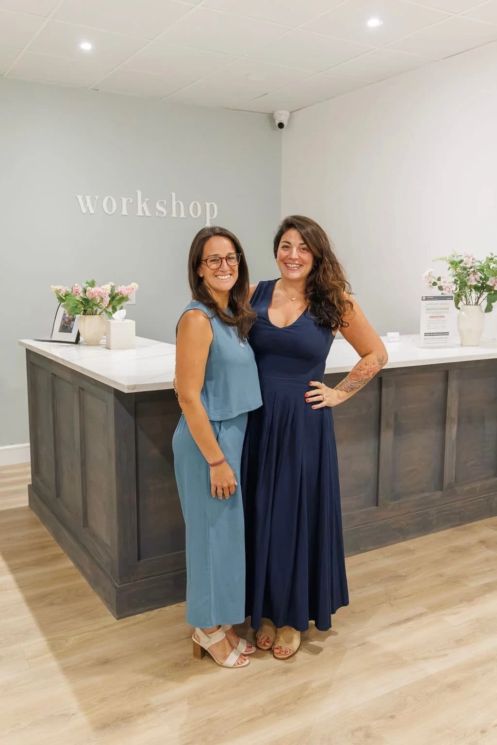 Kristen Estela and Amanda Spillane, co-founders of Workshop